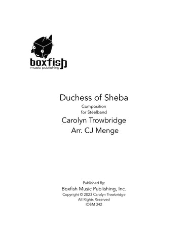 Duchess of Sheba for Steelband Carolyn Trowbridge/Arr. Menge