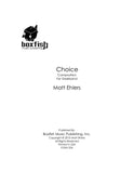 Choice for Steelband - Matt Ehlers