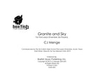 Granite and Sky for Percussion Sextet- CJ Menge