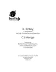 K. Ridley - Solo for Double Second Steel Pan - CJ Menge