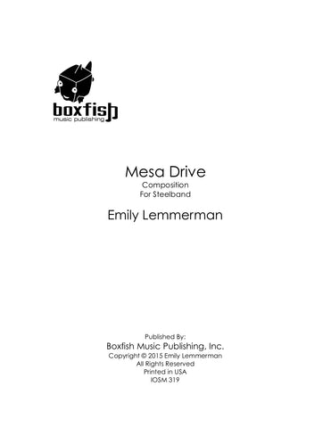 Mesa Drive for Steel Band -Emily Lemmerman